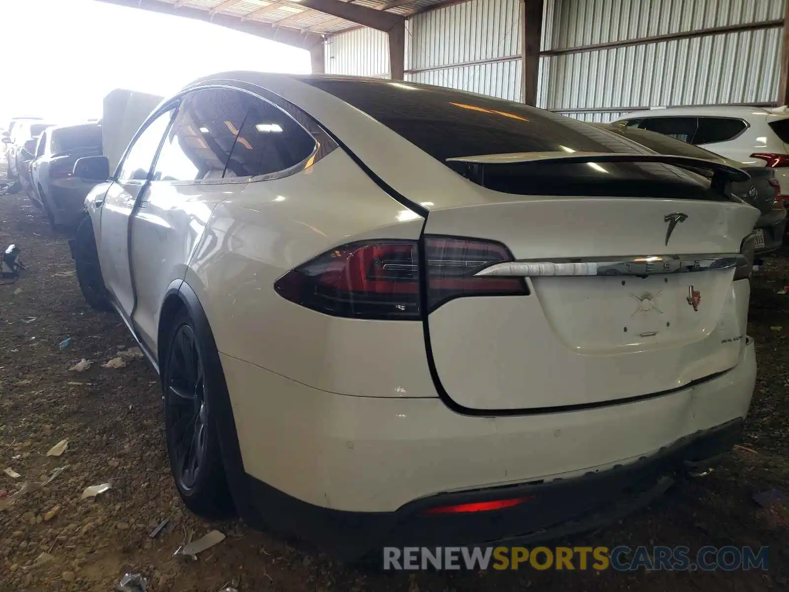 3 Photograph of a damaged car 5YJXCBE2XKF197520 TESLA MODEL X 2019