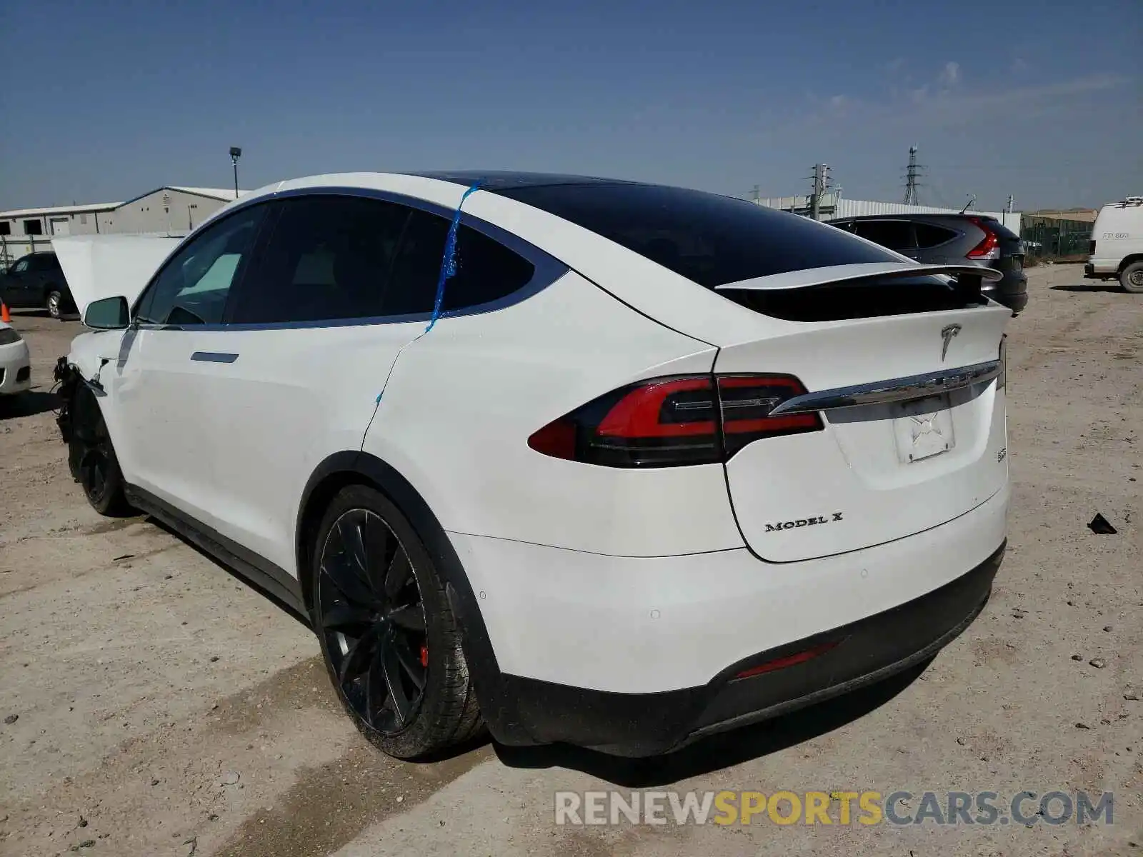 3 Фотография поврежденного автомобиля 5YJXCBE40KF145864 TESLA MODEL X 2019