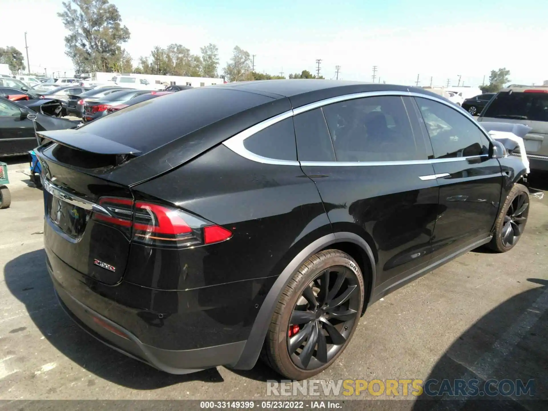 4 Фотография поврежденного автомобиля 5YJXCBE43KF160858 TESLA MODEL X 2019