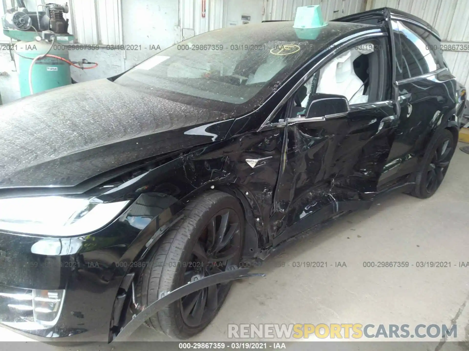 6 Photograph of a damaged car 5YJXCBE44KF154258 TESLA MODEL X 2019