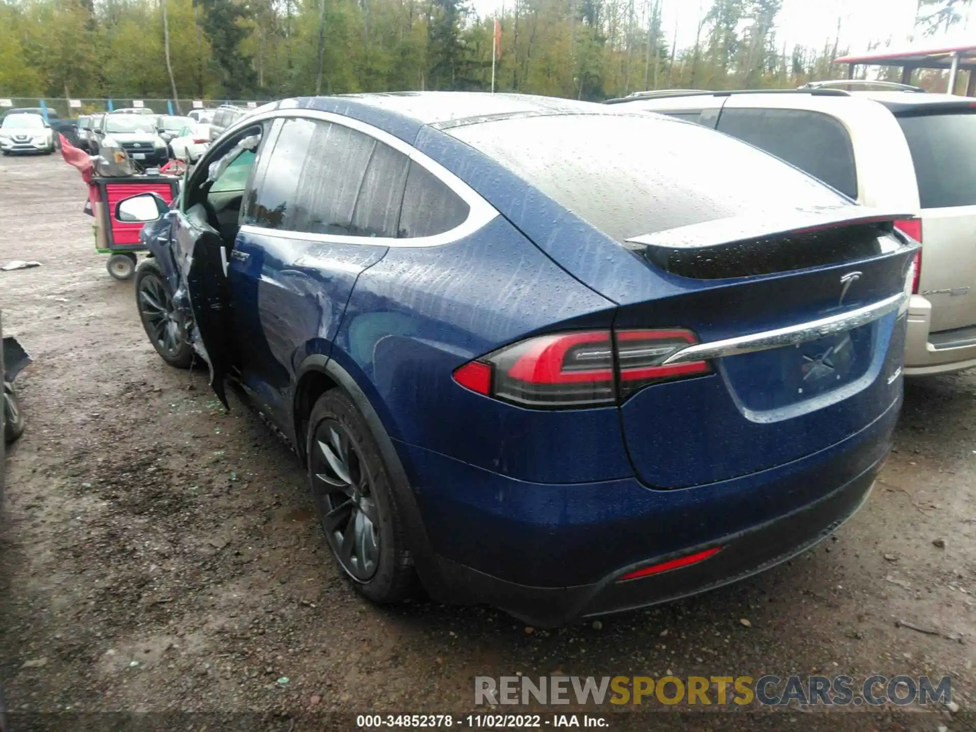 3 Фотография поврежденного автомобиля 5YJXCBE44KF162487 TESLA MODEL X 2019