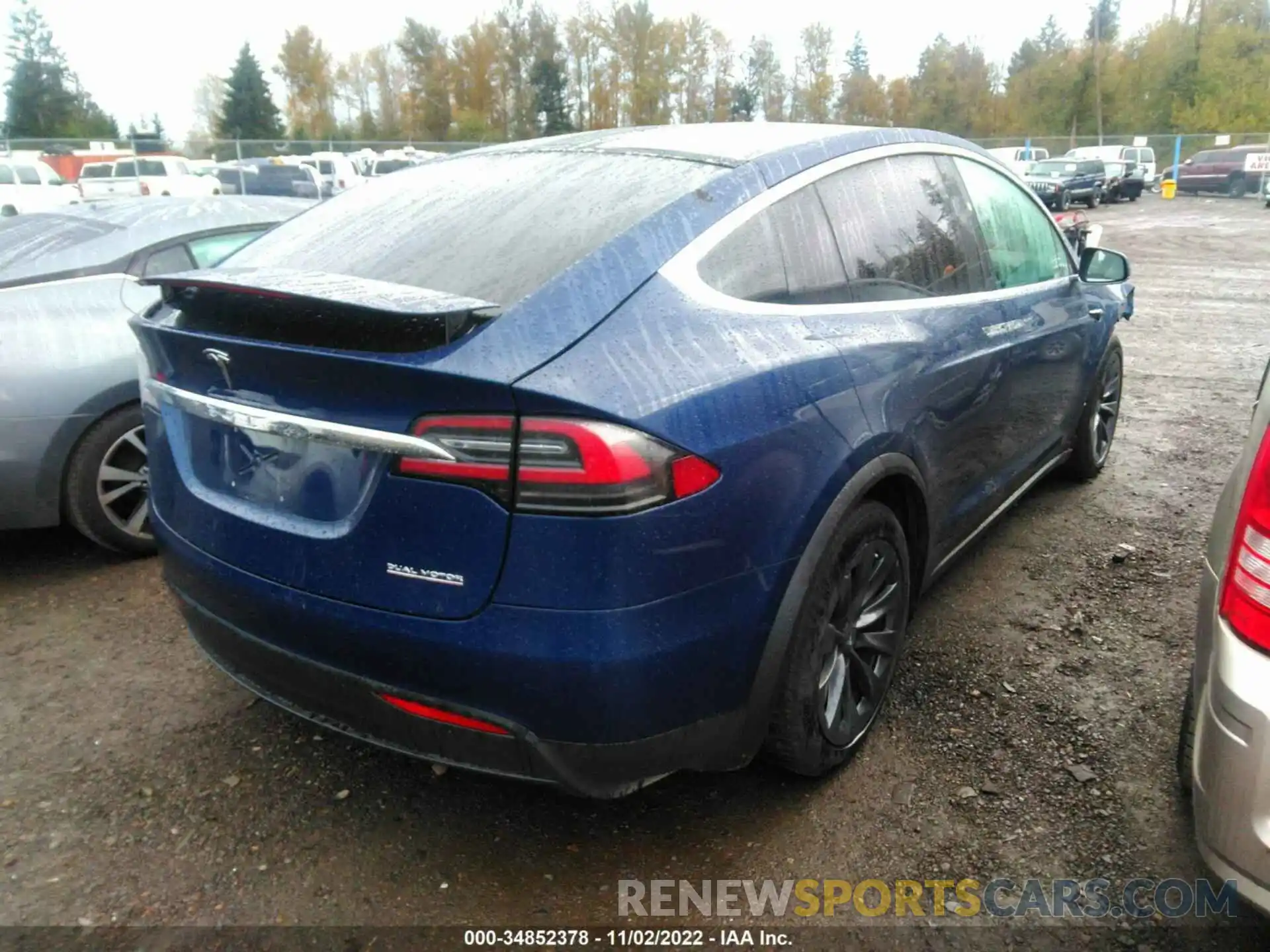 4 Фотография поврежденного автомобиля 5YJXCBE44KF162487 TESLA MODEL X 2019