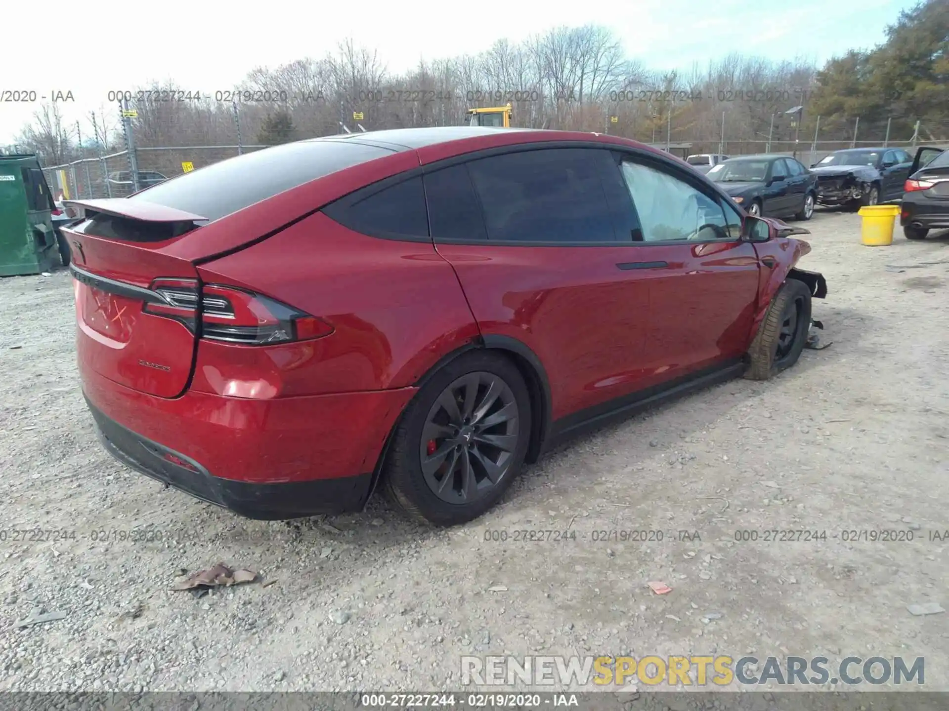 4 Photograph of a damaged car 5YJXCBE45KF192243 TESLA MODEL X 2019