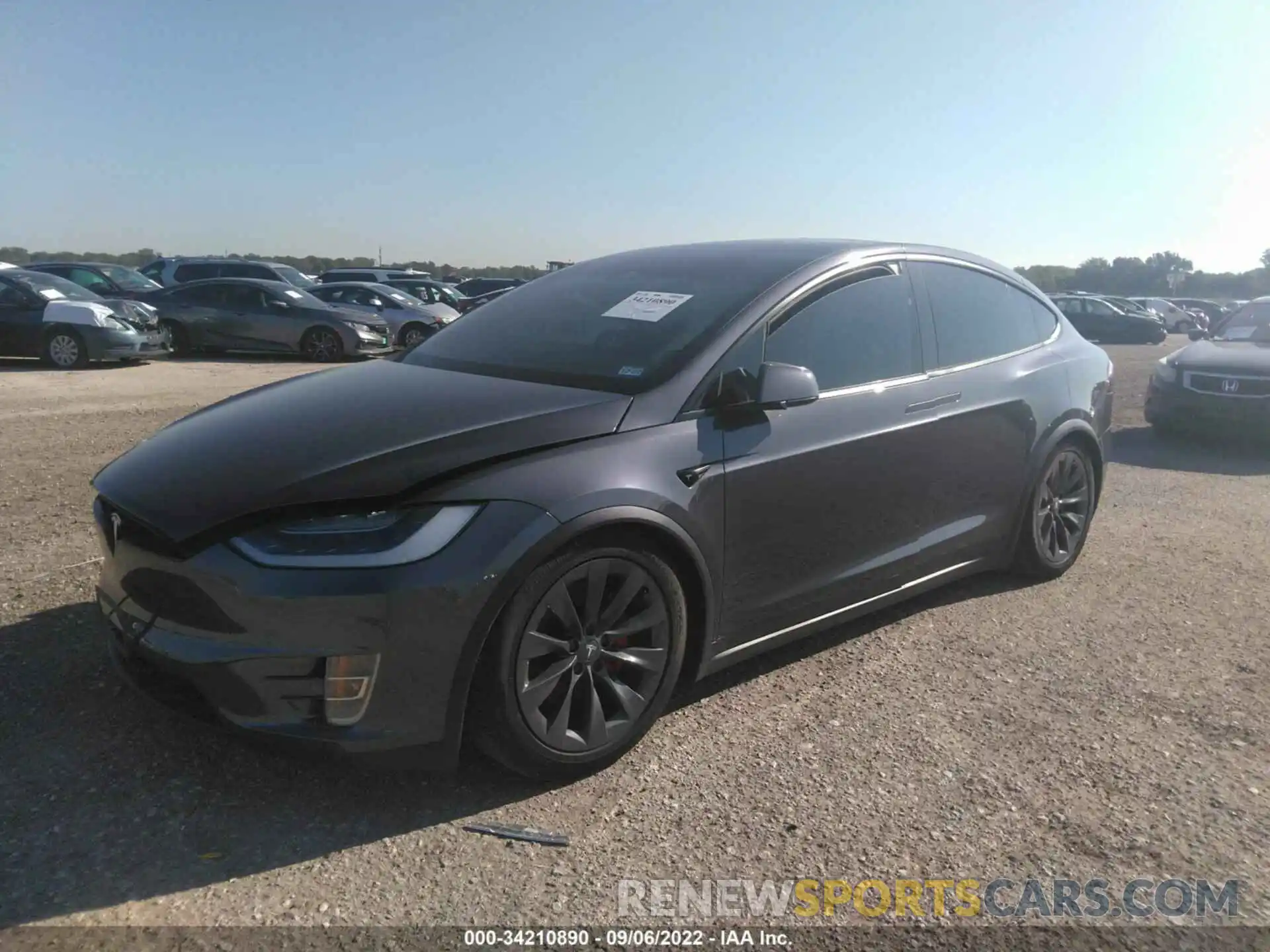 2 Photograph of a damaged car 5YJXCBE46KF160613 TESLA MODEL X 2019