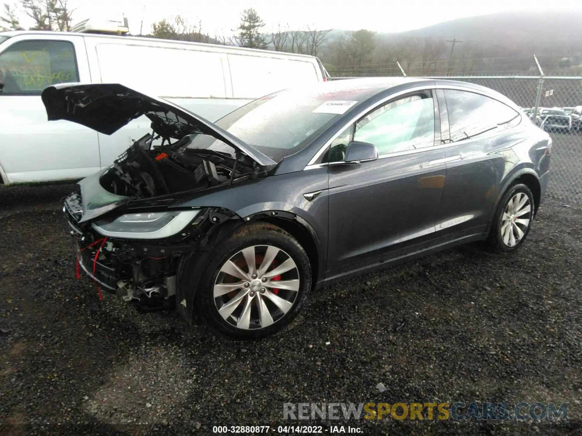 2 Photograph of a damaged car 5YJXCBE47KF185388 TESLA MODEL X 2019