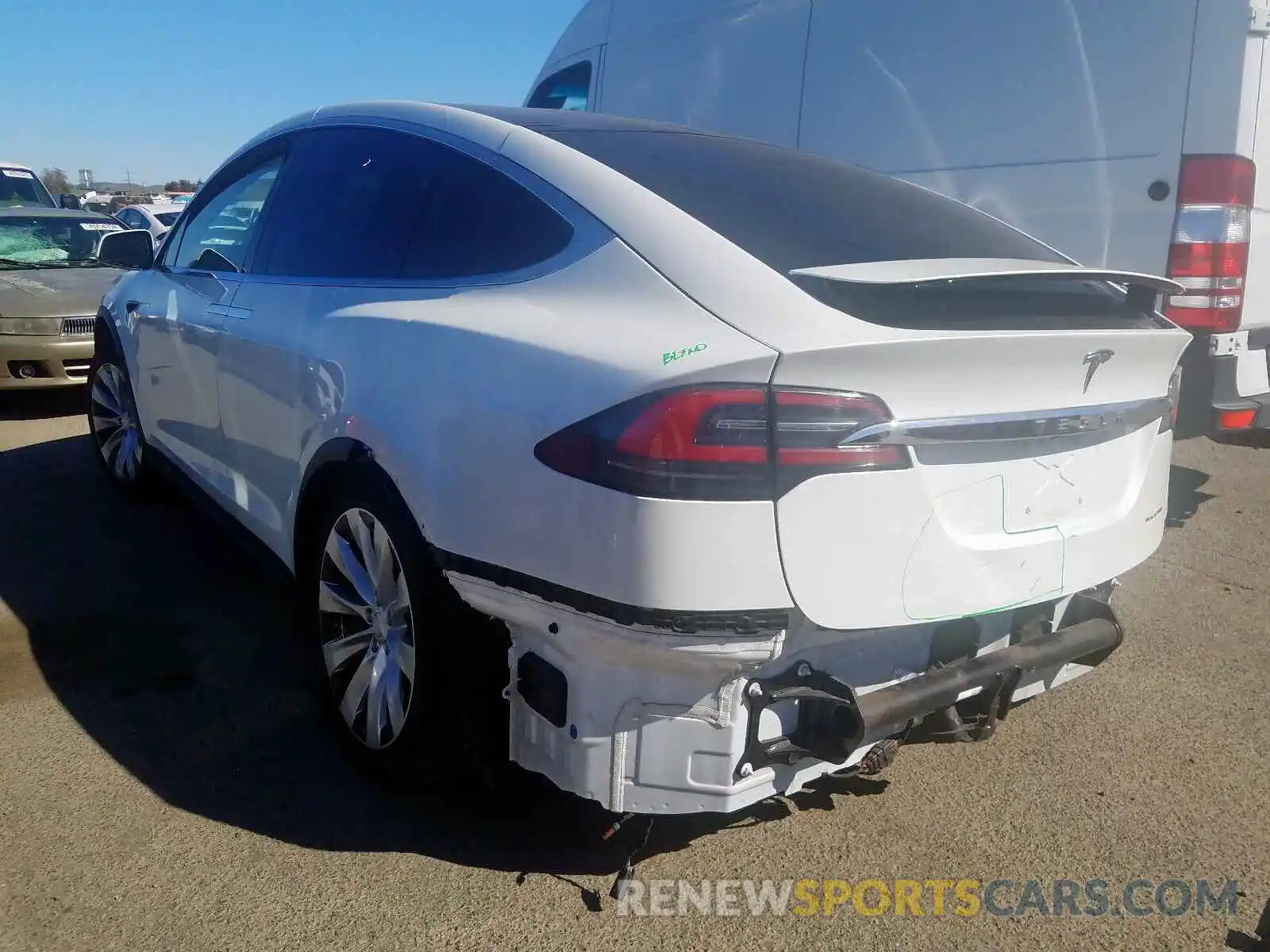 3 Photograph of a damaged car 5YJXCDE20KF160939 TESLA MODEL X 2019