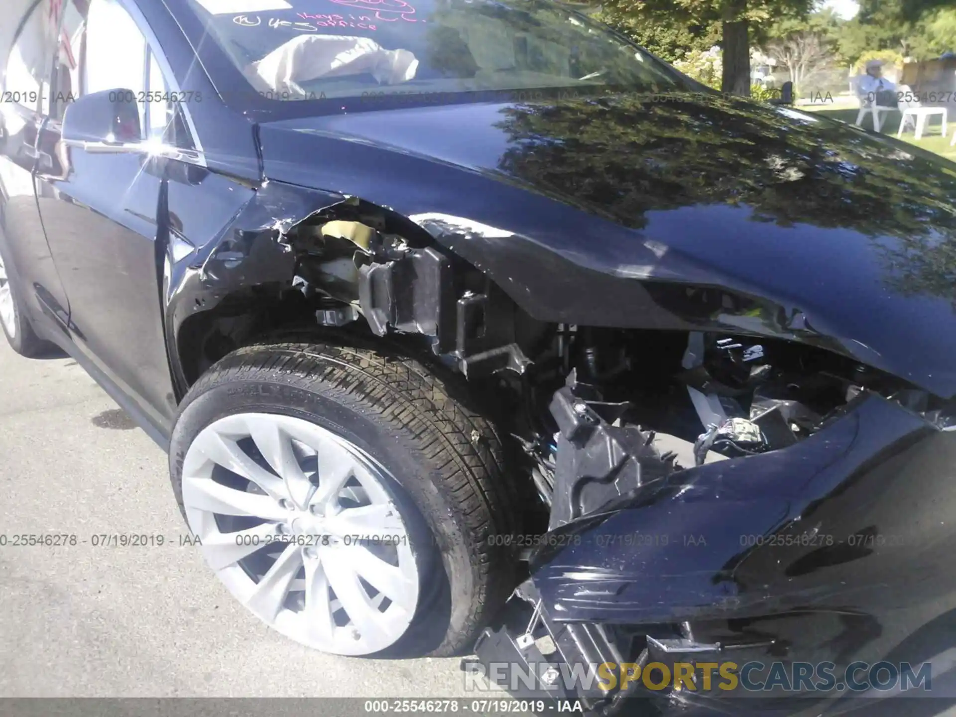 6 Photograph of a damaged car 5YJXCDE20KF162464 TESLA MODEL X 2019