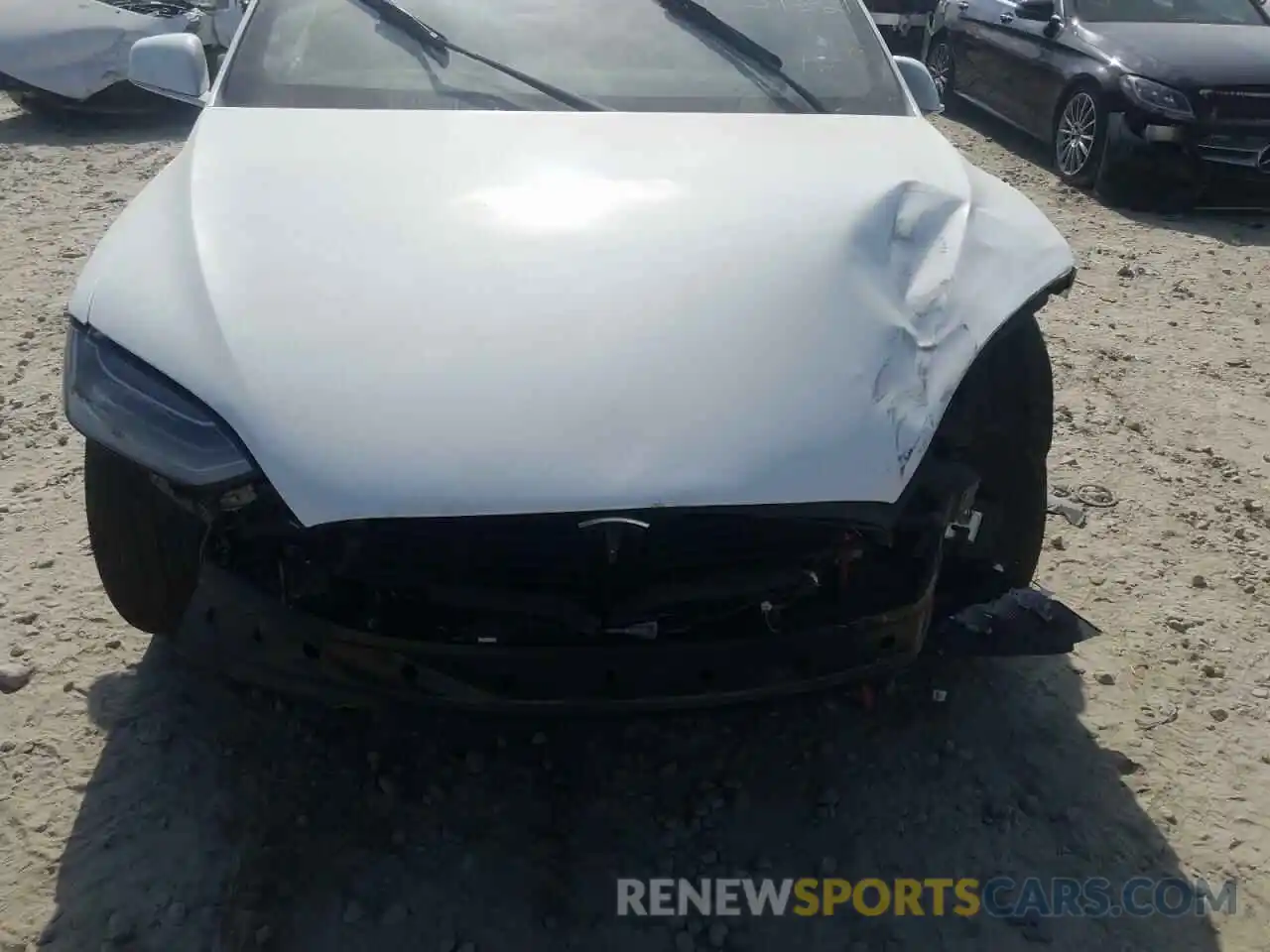 7 Photograph of a damaged car 5YJXCDE20KF185730 TESLA MODEL X 2019