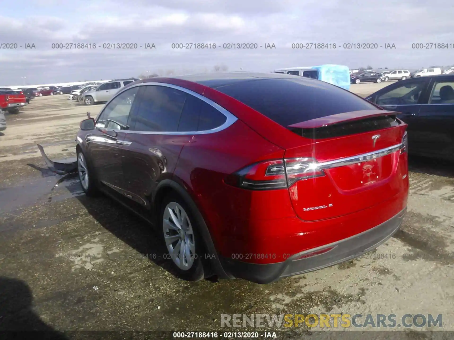 3 Фотография поврежденного автомобиля 5YJXCDE21KF154342 TESLA MODEL X 2019