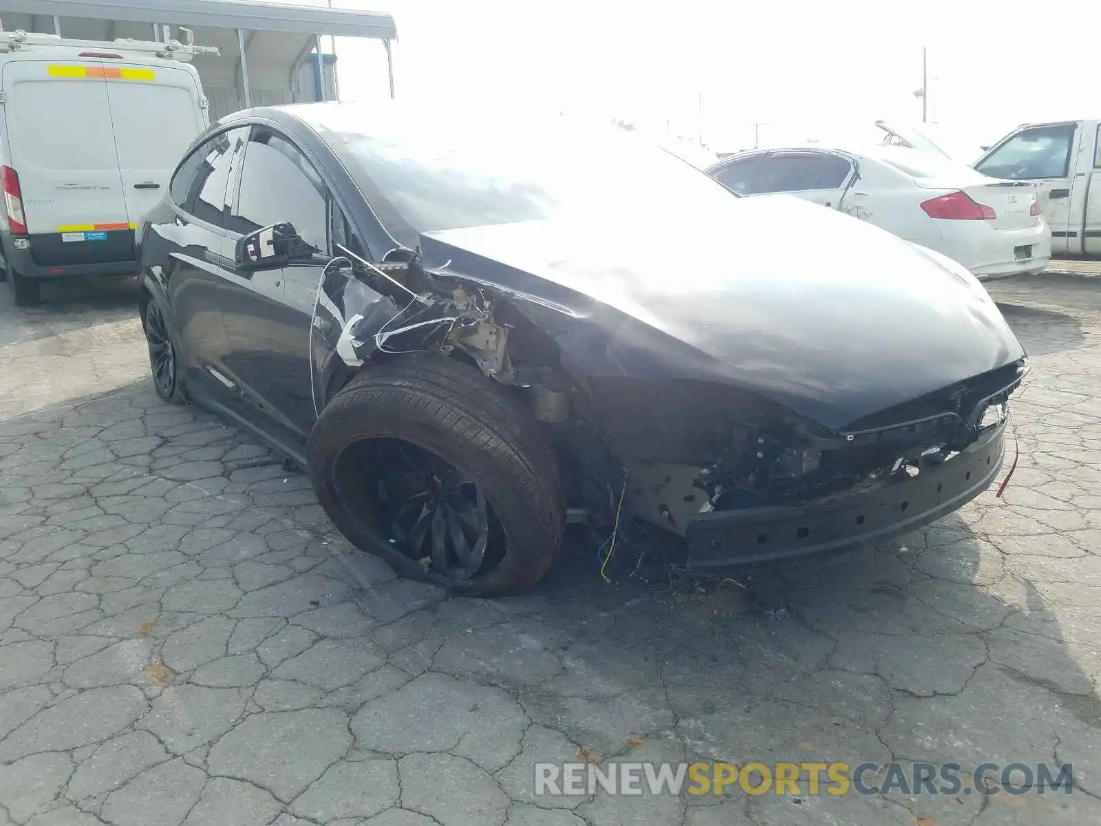 1 Фотография поврежденного автомобиля 5YJXCDE21KF157435 TESLA MODEL X 2019