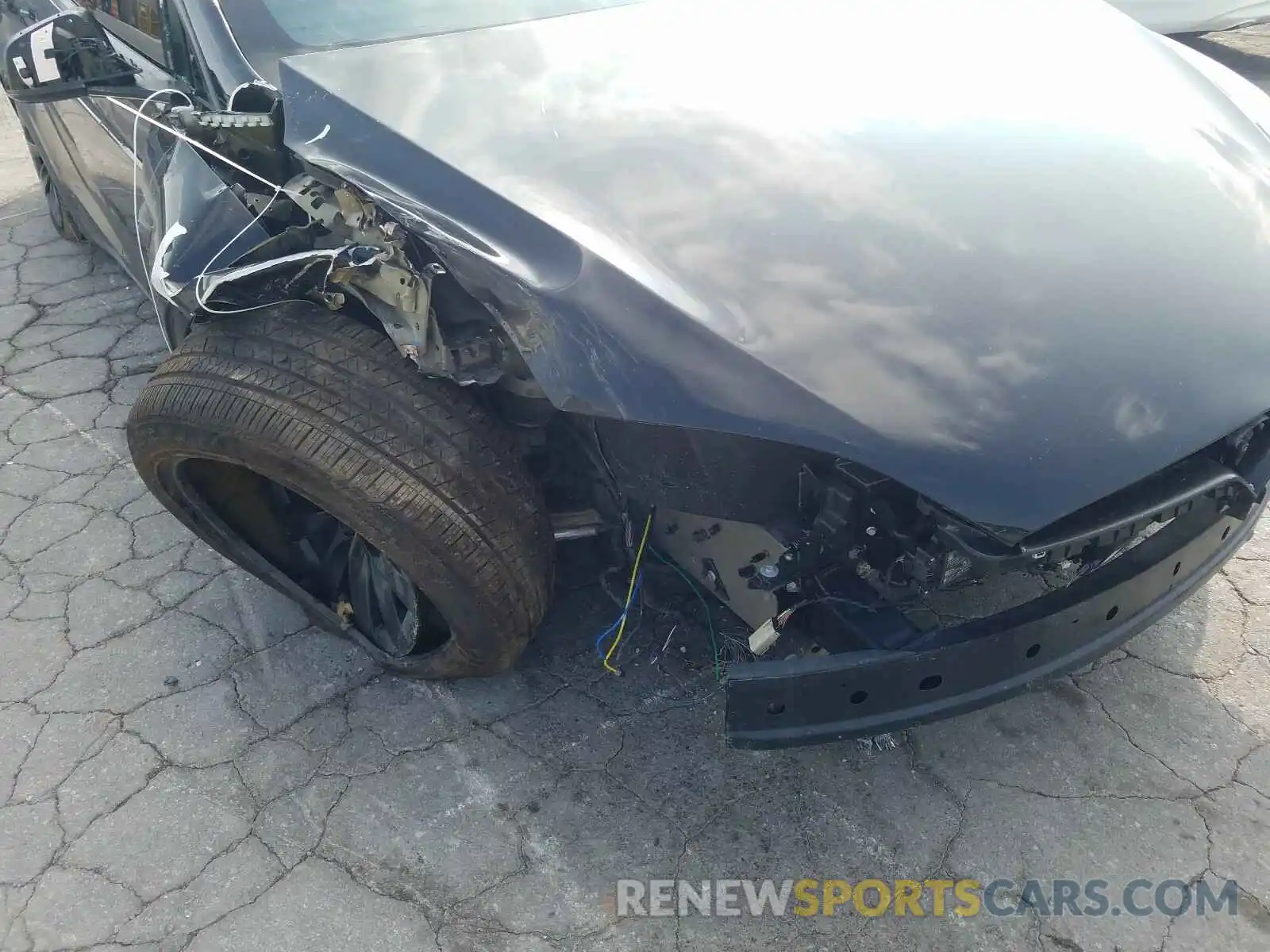 9 Фотография поврежденного автомобиля 5YJXCDE21KF157435 TESLA MODEL X 2019