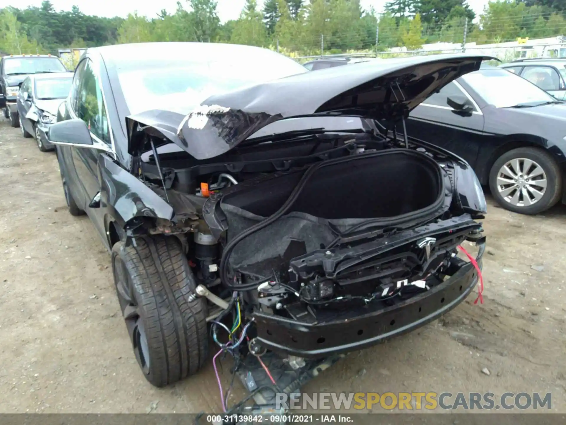 6 Photograph of a damaged car 5YJXCDE21KF182092 TESLA MODEL X 2019