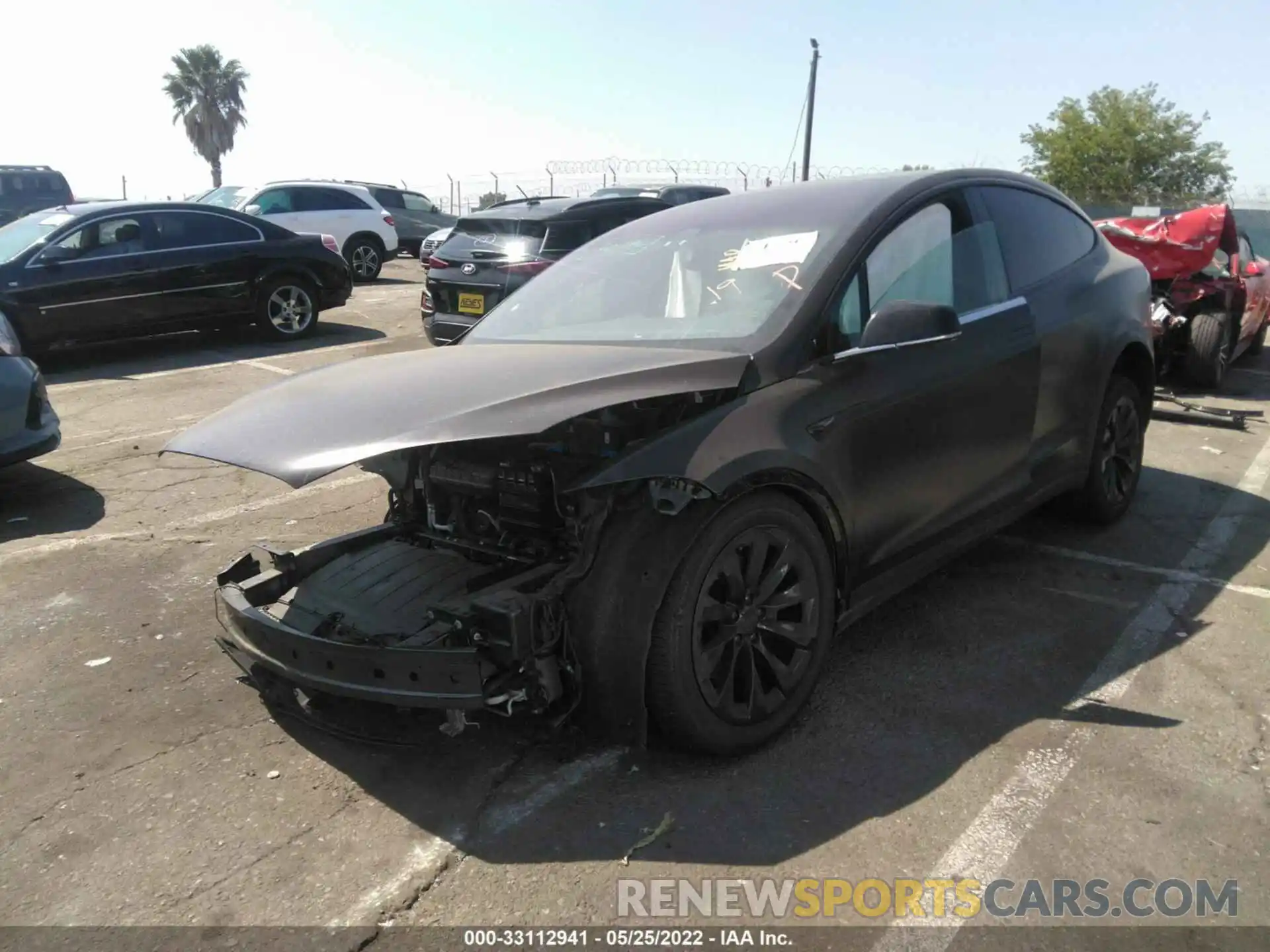 2 Photograph of a damaged car 5YJXCDE21KF190189 TESLA MODEL X 2019