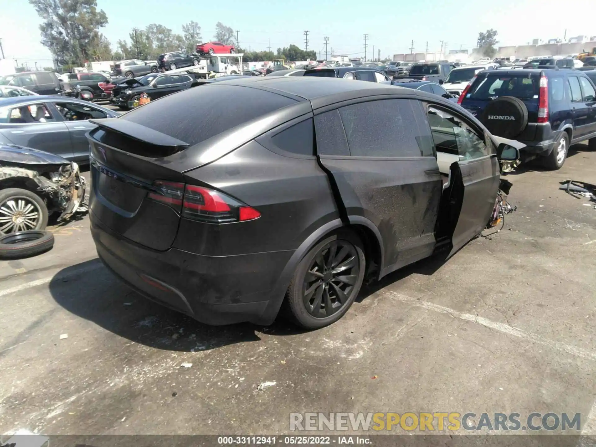 4 Фотография поврежденного автомобиля 5YJXCDE21KF190189 TESLA MODEL X 2019