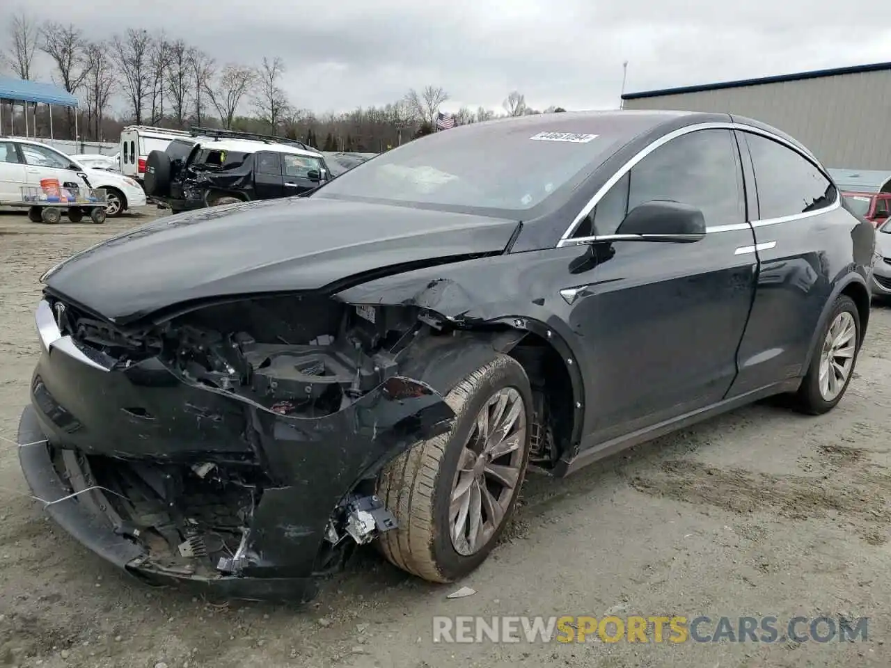 1 Photograph of a damaged car 5YJXCDE22KF152776 TESLA MODEL X 2019