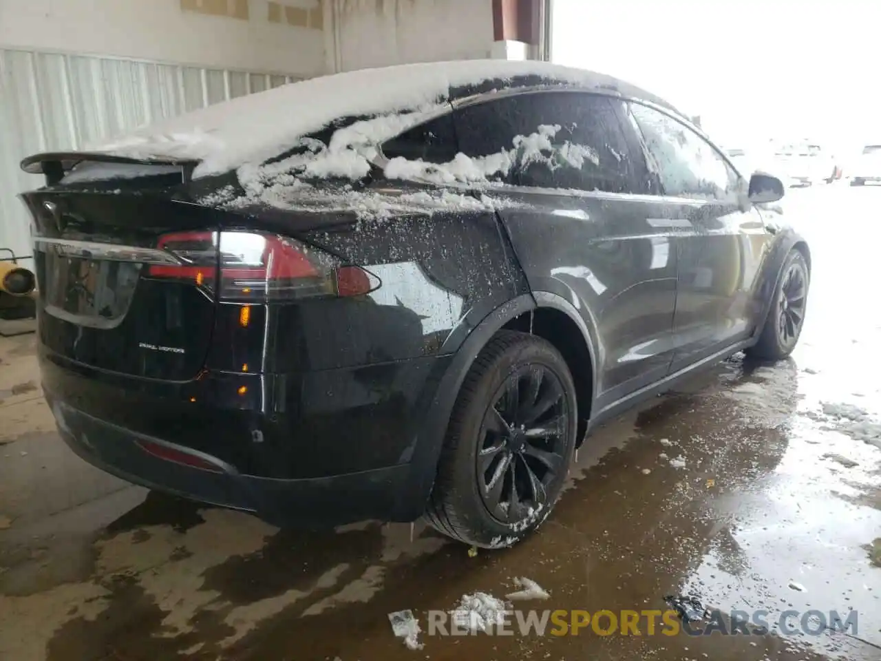 4 Фотография поврежденного автомобиля 5YJXCDE22KF180691 TESLA MODEL X 2019