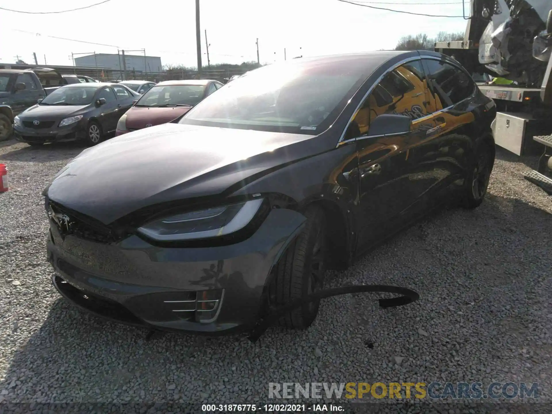 2 Фотография поврежденного автомобиля 5YJXCDE23KF147201 TESLA MODEL X 2019