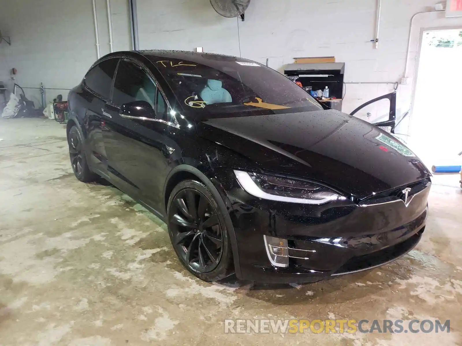 1 Photograph of a damaged car 5YJXCDE23KF150406 TESLA MODEL X 2019