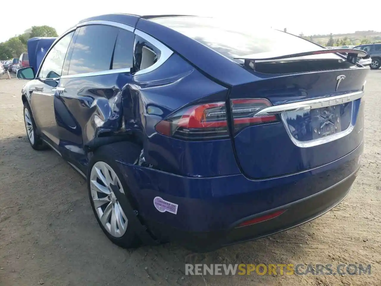 3 Photograph of a damaged car 5YJXCDE23KF180618 TESLA MODEL X 2019