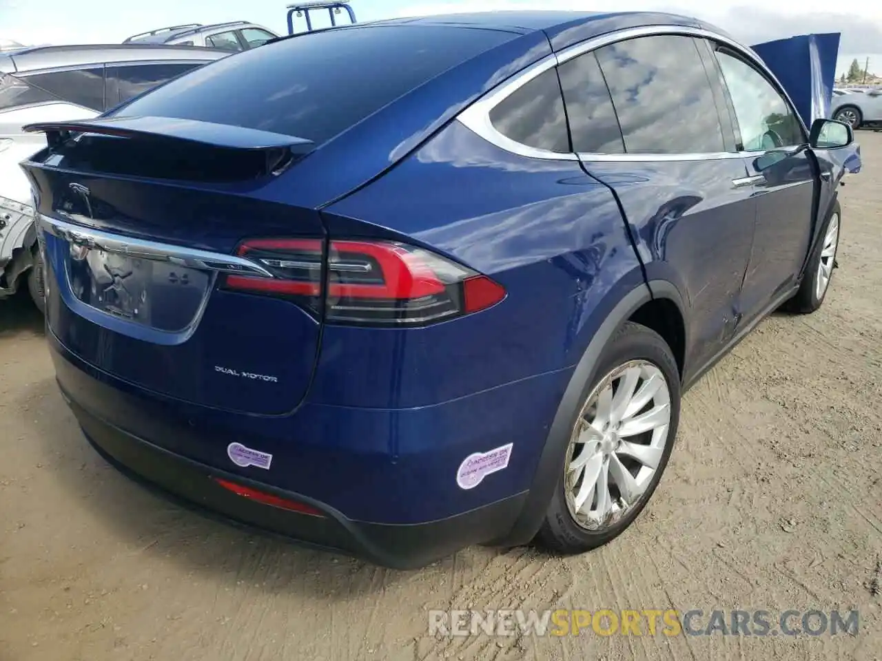 4 Photograph of a damaged car 5YJXCDE23KF180618 TESLA MODEL X 2019