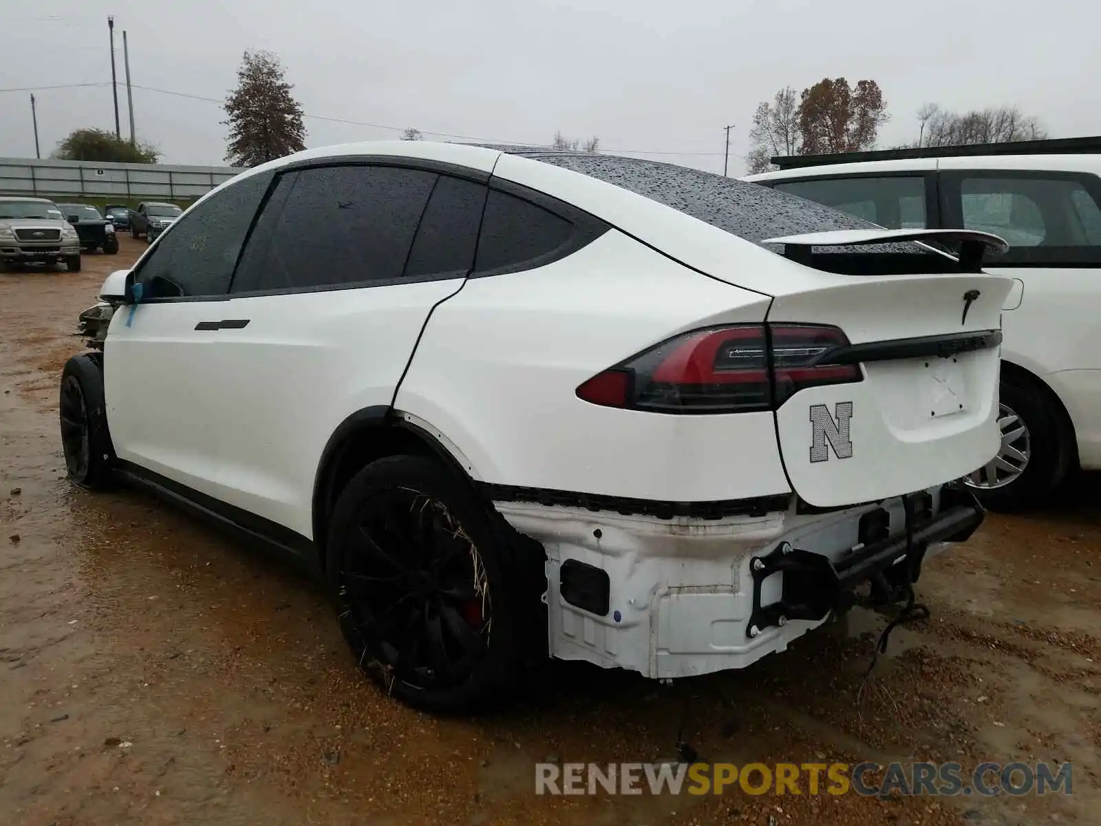 3 Photograph of a damaged car 5YJXCDE23KF189657 TESLA MODEL X 2019