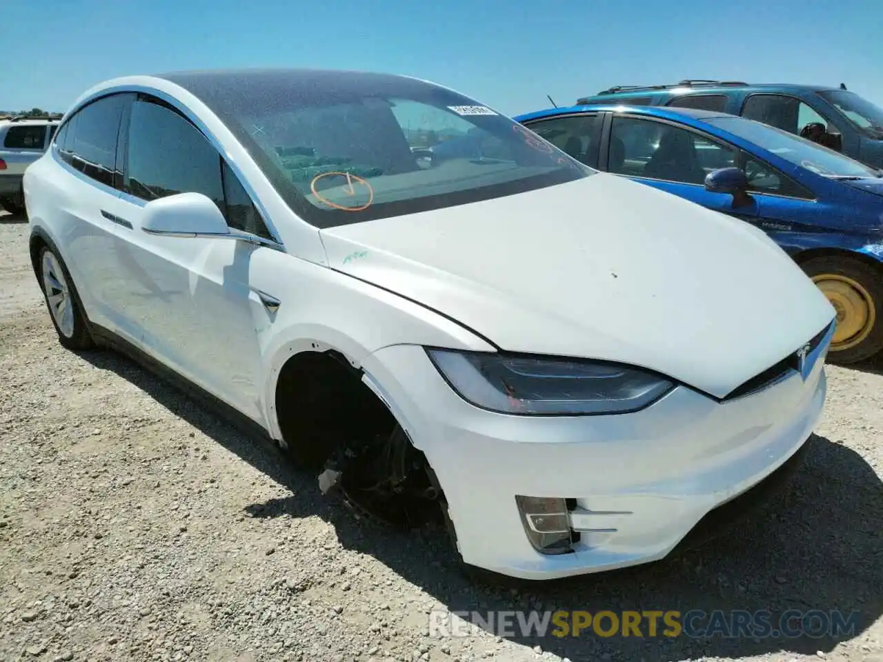 9 Фотография поврежденного автомобиля 5YJXCDE23KF206621 TESLA MODEL X 2019