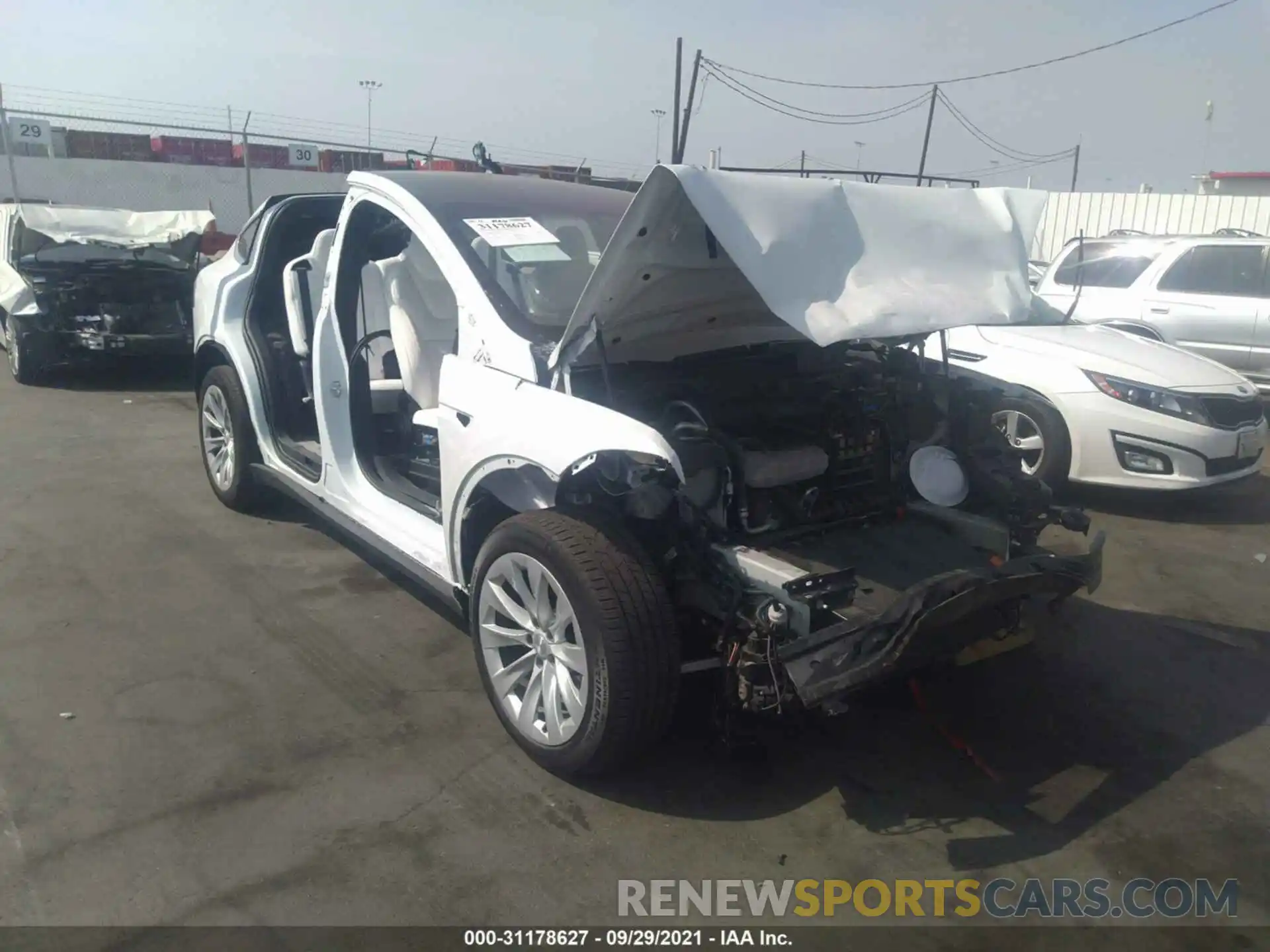 6 Фотография поврежденного автомобиля 5YJXCDE23KF207588 TESLA MODEL X 2019