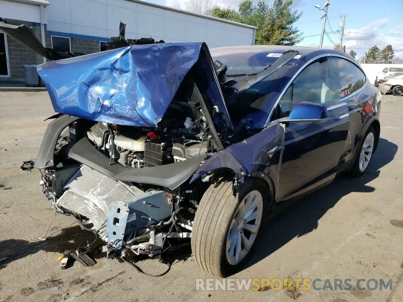 2 Photograph of a damaged car 5YJXCDE23KF207803 TESLA MODEL X 2019