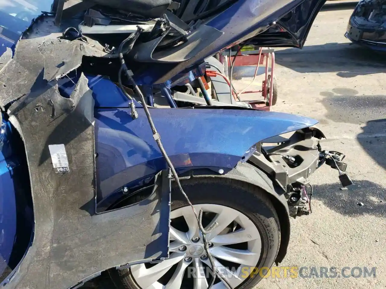 9 Photograph of a damaged car 5YJXCDE23KF207803 TESLA MODEL X 2019