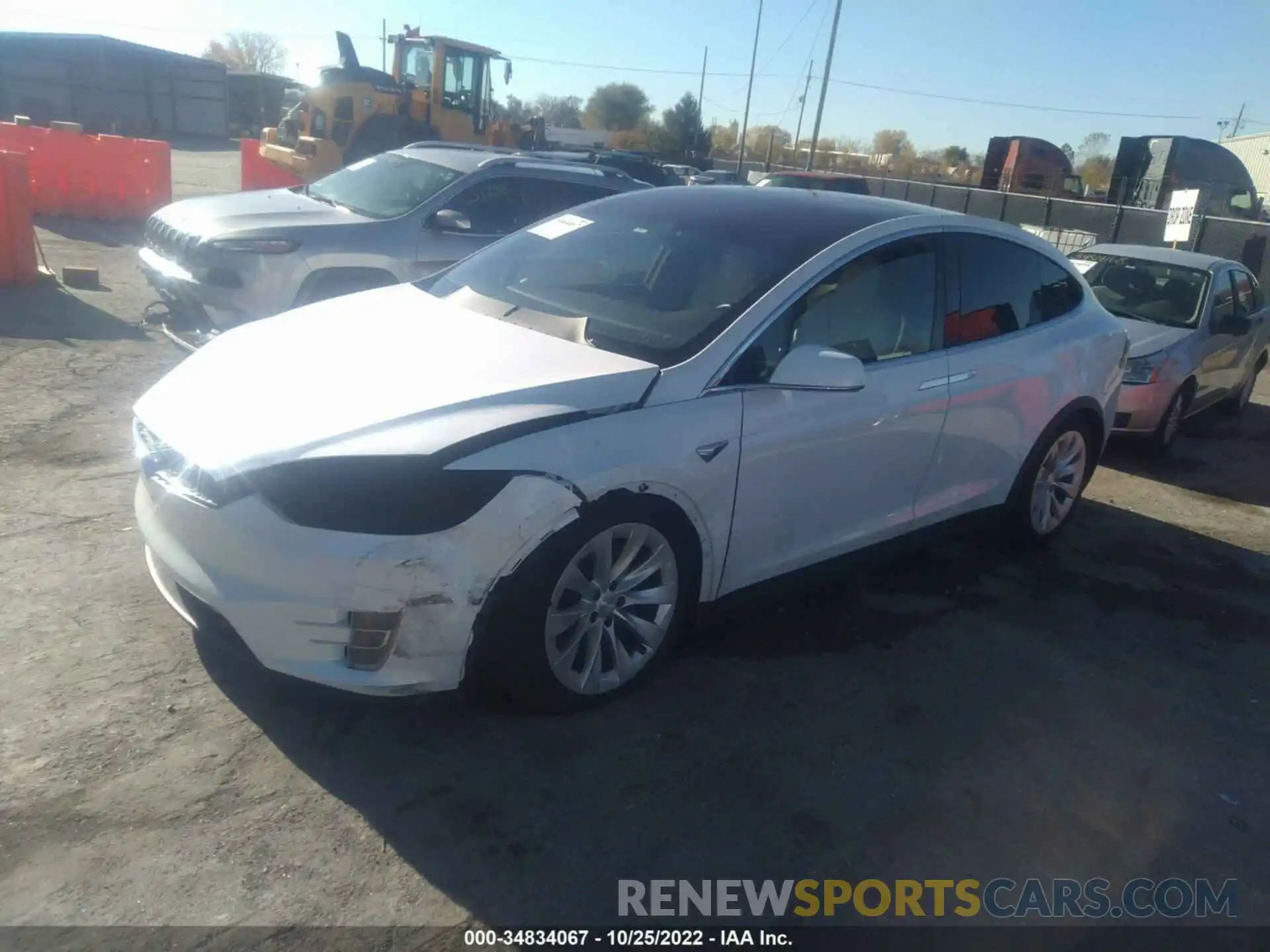 2 Фотография поврежденного автомобиля 5YJXCDE24KF192941 TESLA MODEL X 2019