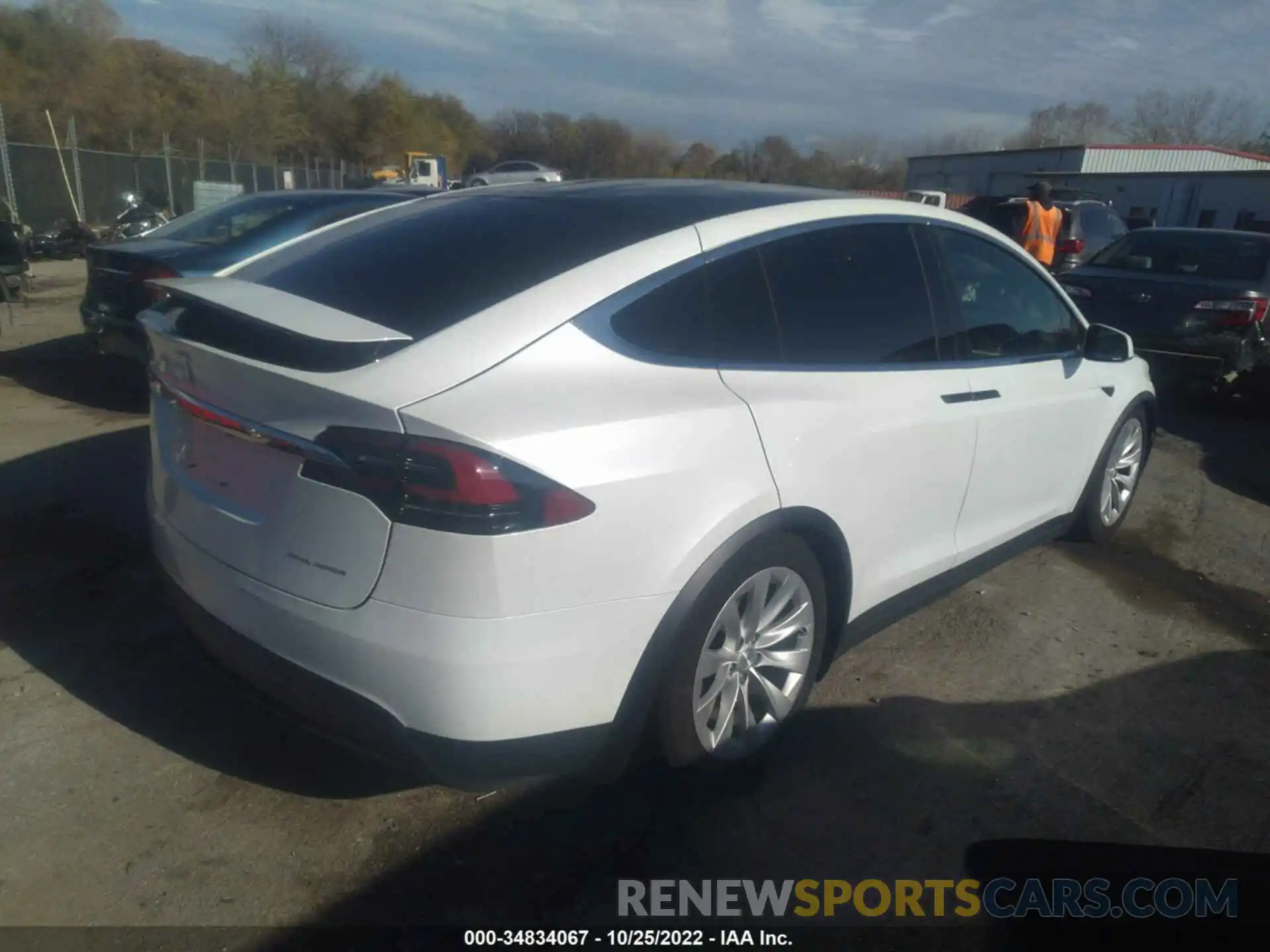 4 Фотография поврежденного автомобиля 5YJXCDE24KF192941 TESLA MODEL X 2019