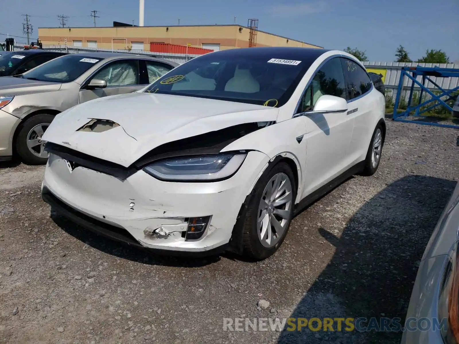 2 Photograph of a damaged car 5YJXCDE25KF183679 TESLA MODEL X 2019