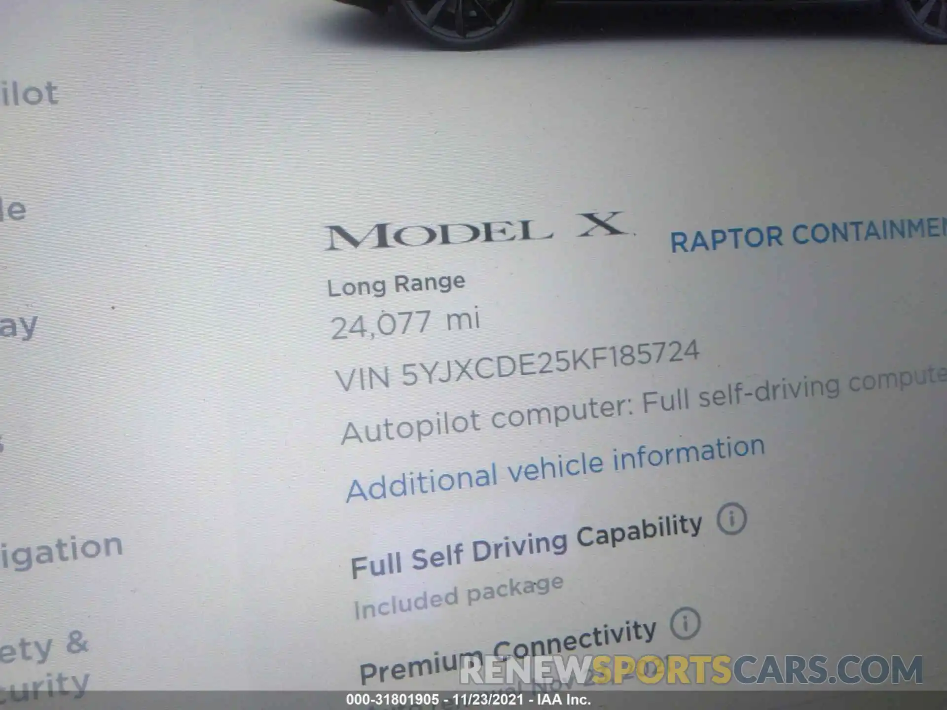 9 Photograph of a damaged car 5YJXCDE25KF185724 TESLA MODEL X 2019