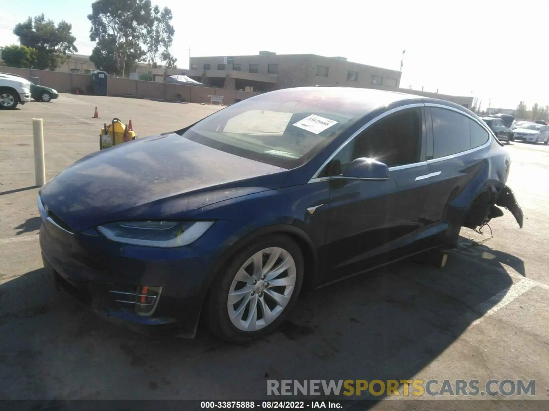 2 Фотография поврежденного автомобиля 5YJXCDE25KF211643 TESLA MODEL X 2019