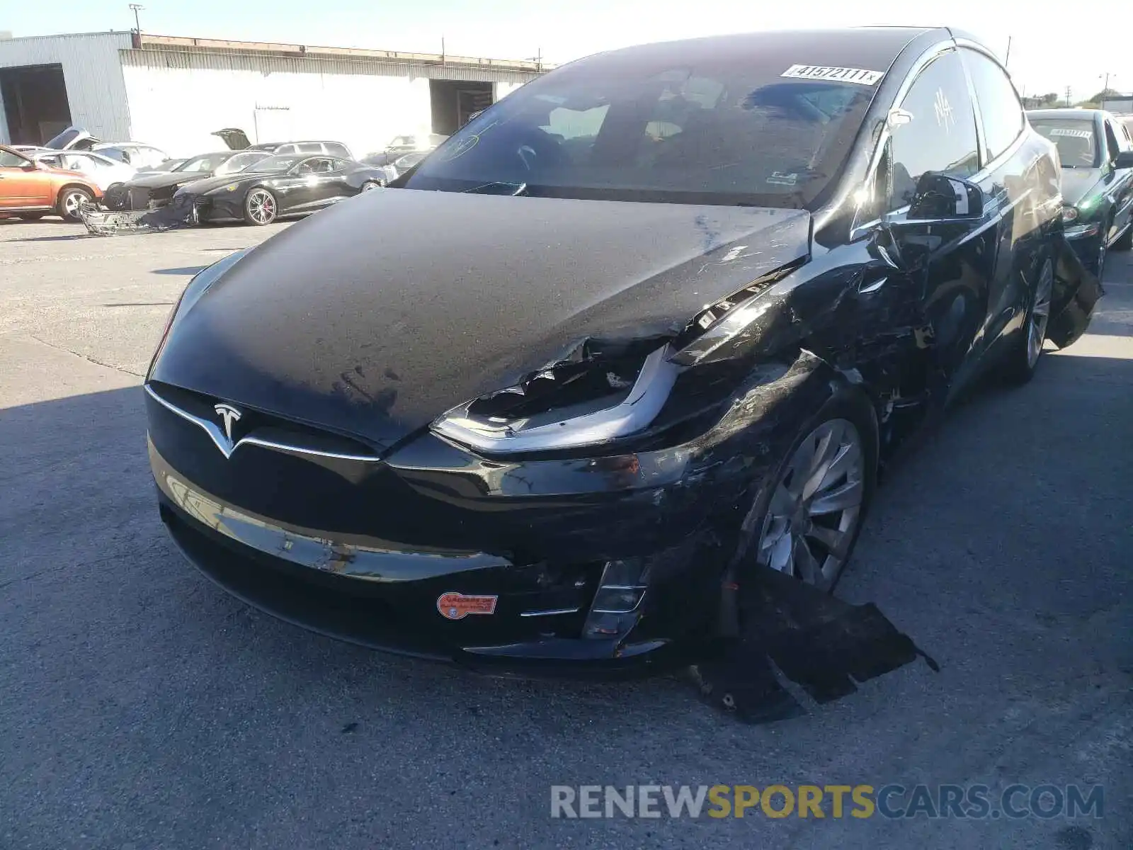 2 Photograph of a damaged car 5YJXCDE25KF211819 TESLA MODEL X 2019