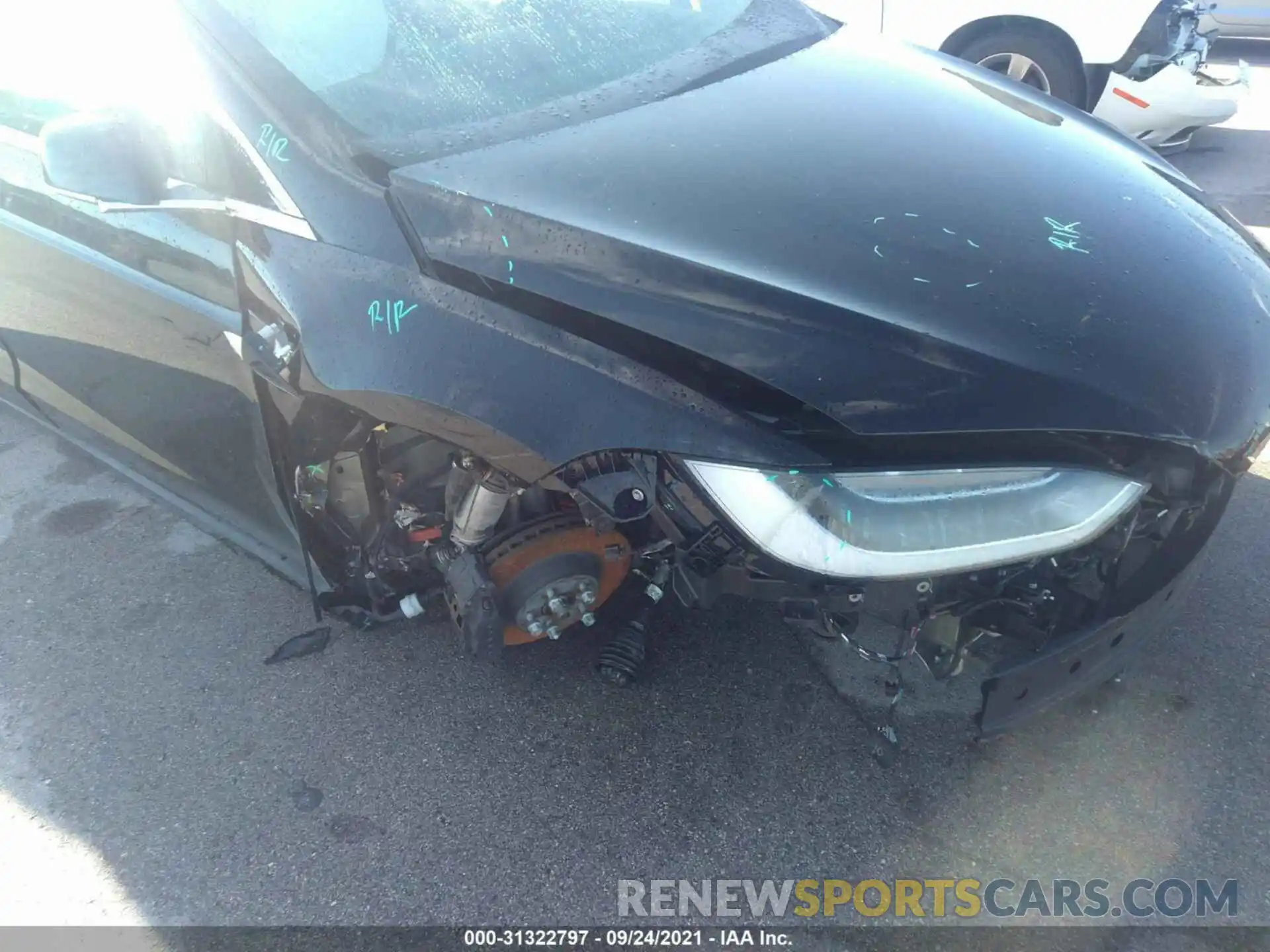 10 Photograph of a damaged car 5YJXCDE26KF187790 TESLA MODEL X 2019