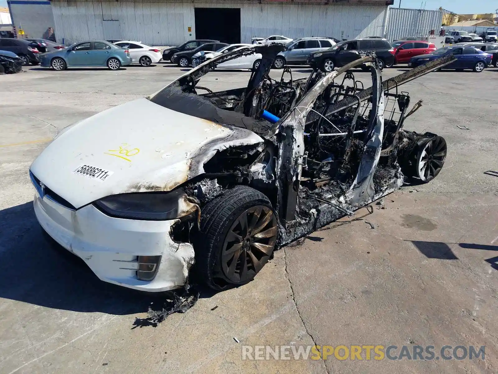 7 Photograph of a damaged car 5YJXCDE28KF149400 TESLA MODEL X 2019