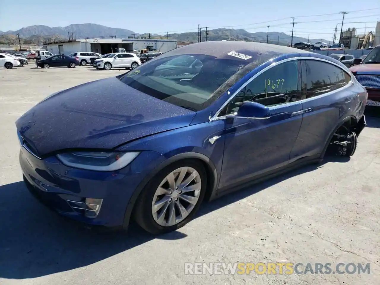 2 Фотография поврежденного автомобиля 5YJXCDE28KF213676 TESLA MODEL X 2019