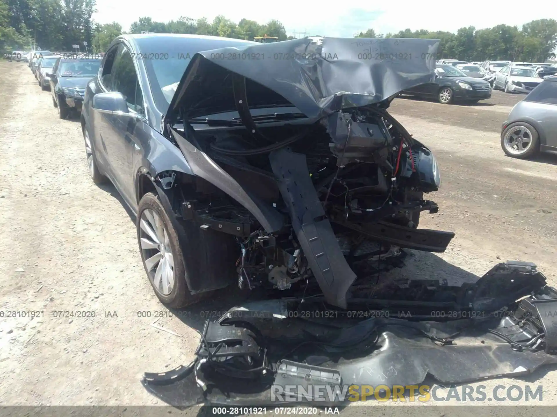 6 Photograph of a damaged car 5YJXCDE29KF180686 TESLA MODEL X 2019