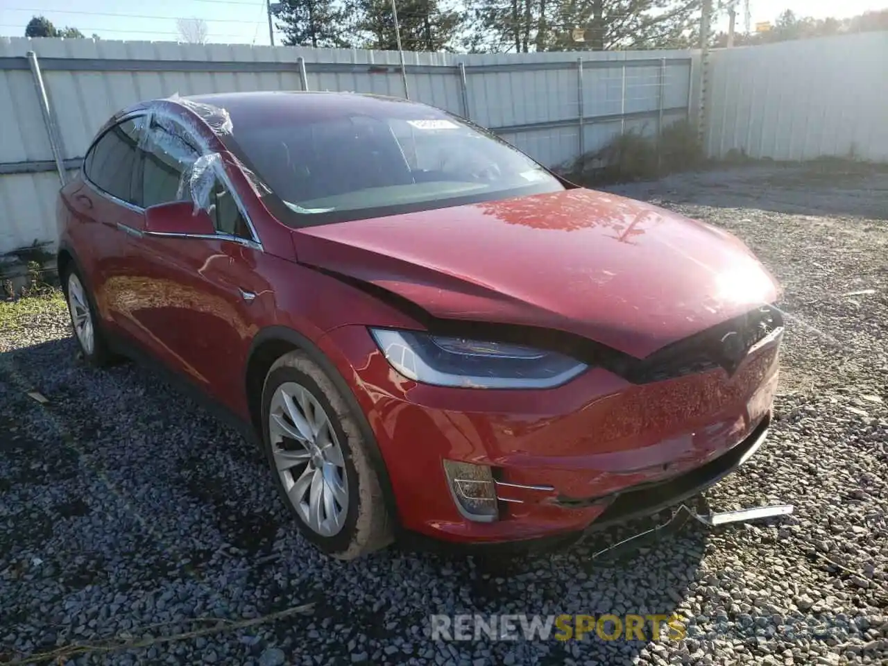 1 Фотография поврежденного автомобиля 5YJXCDE29KF208549 TESLA MODEL X 2019