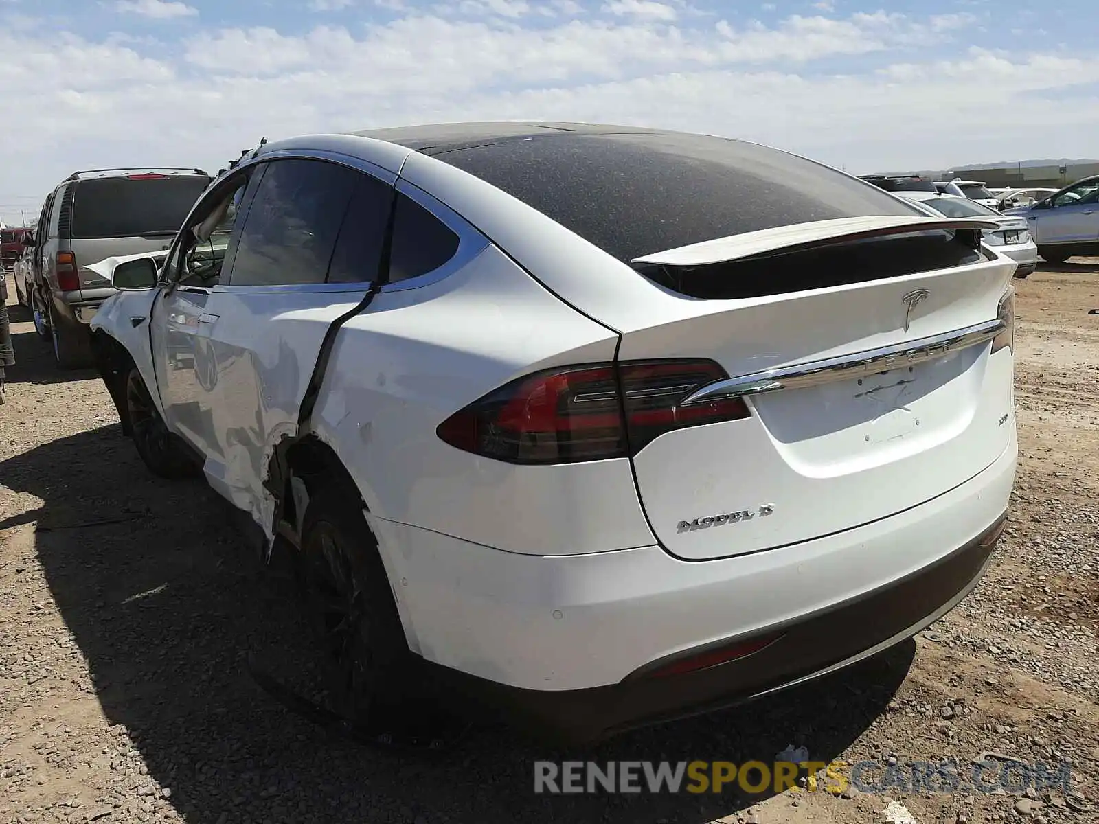 3 Photograph of a damaged car 5YJXCDE2XKF141640 TESLA MODEL X 2019