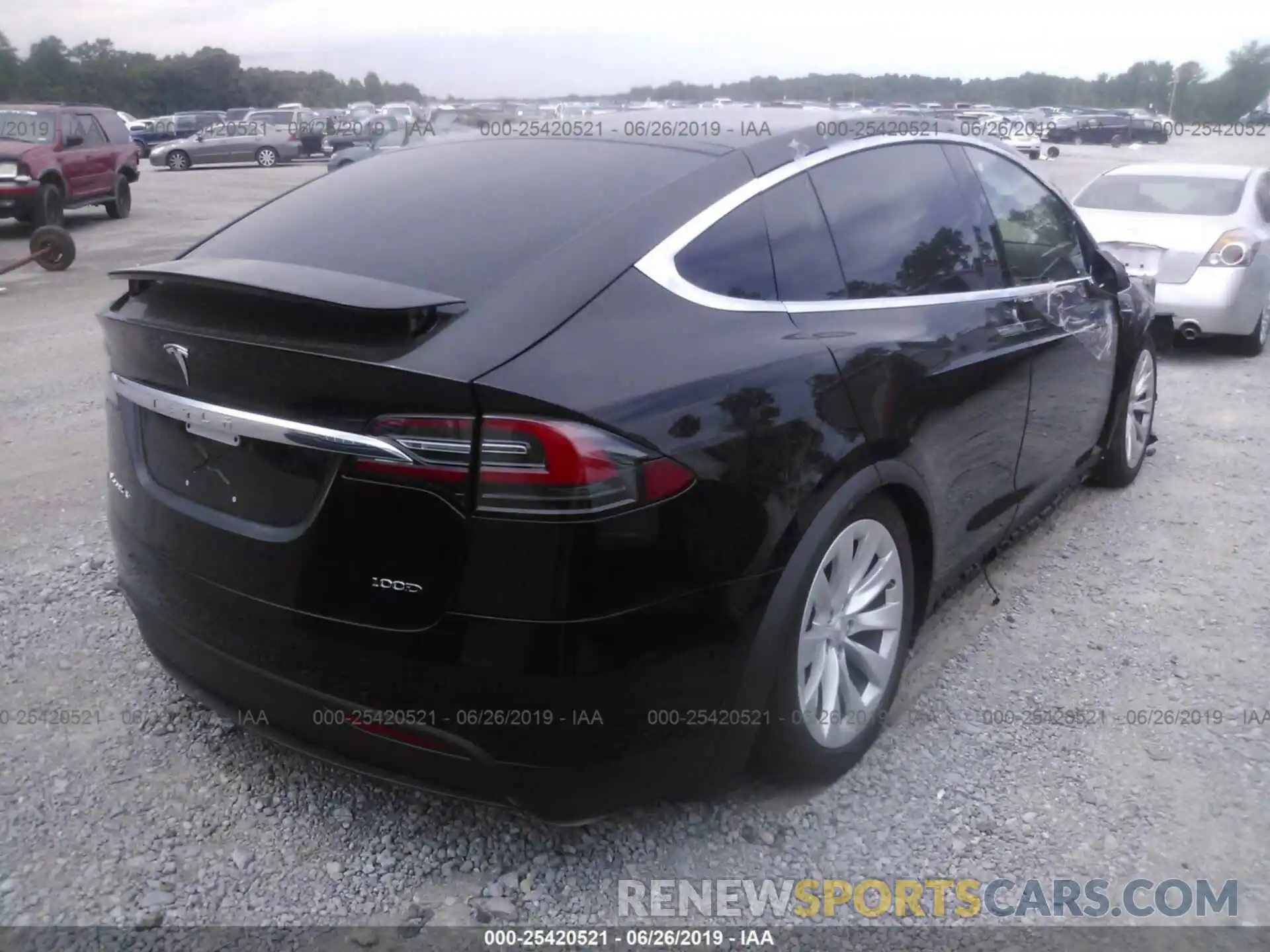 4 Photograph of a damaged car 5YJXCDE2XKF151973 TESLA MODEL X 2019