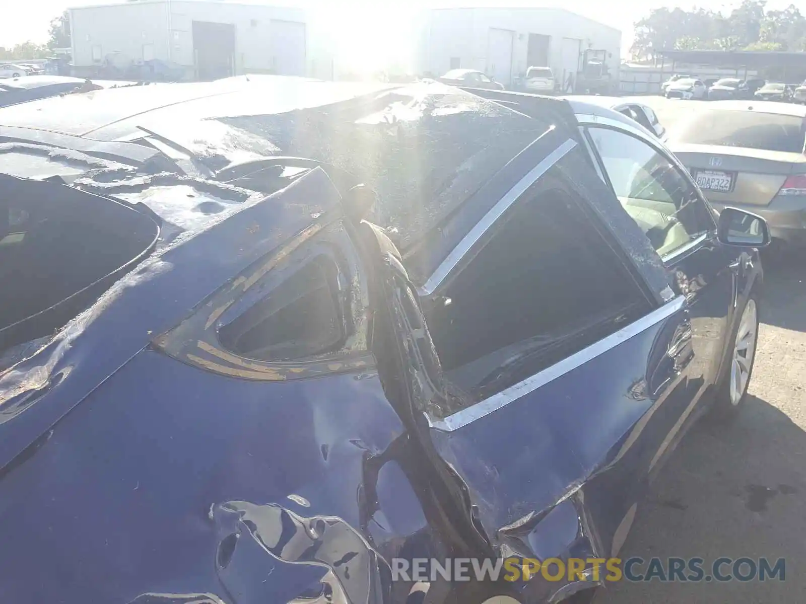 9 Photograph of a damaged car 5YJXCDE2XKF155960 TESLA MODEL X 2019