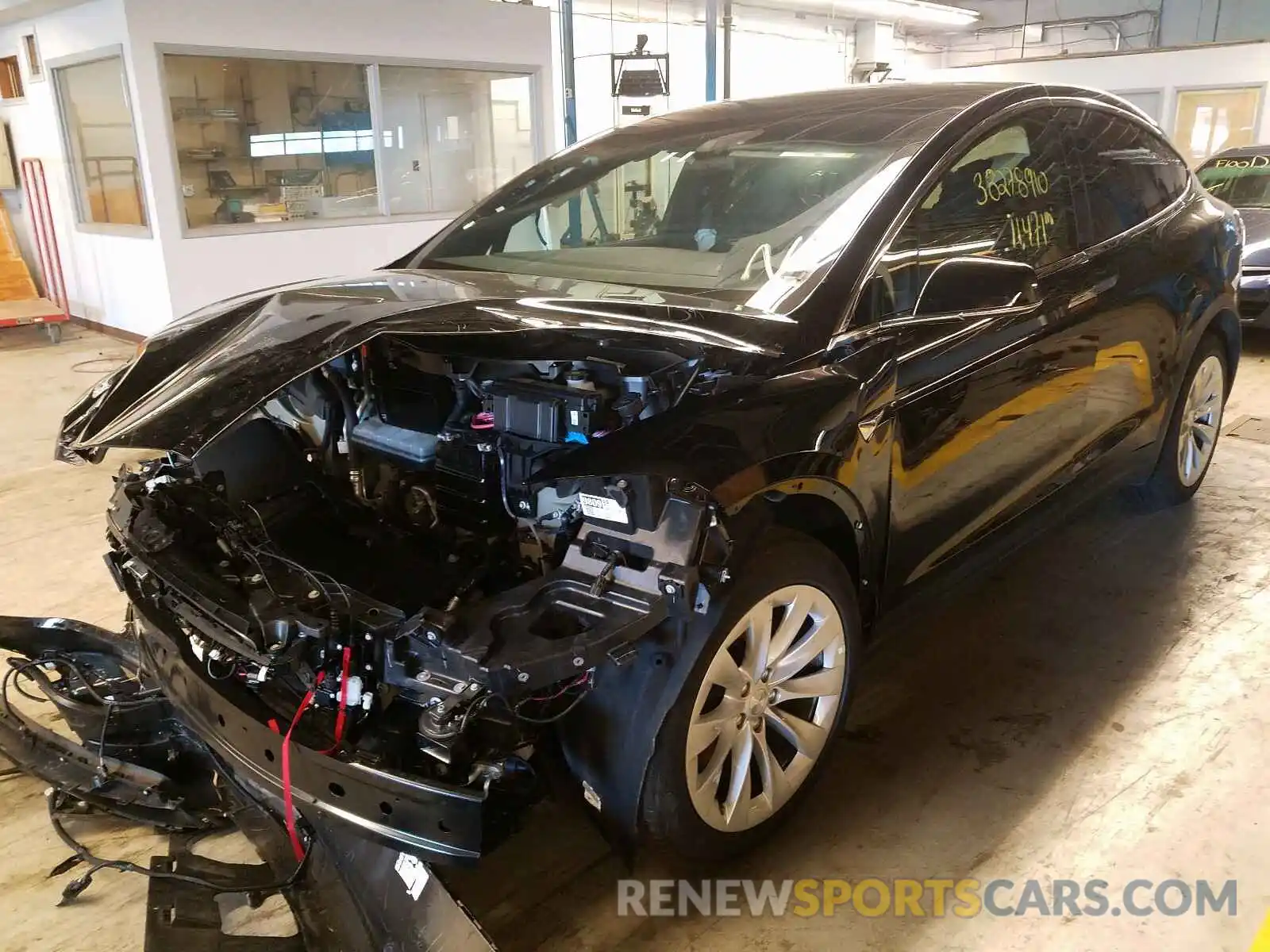 2 Photograph of a damaged car 5YJXCDE2XKF184455 TESLA MODEL X 2019