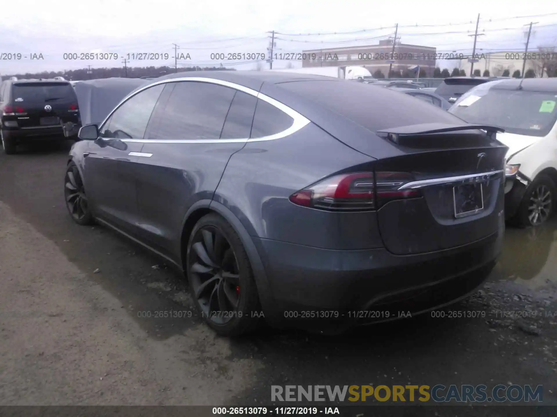 3 Фотография поврежденного автомобиля 5YJXCDE40KF183073 TESLA MODEL X 2019