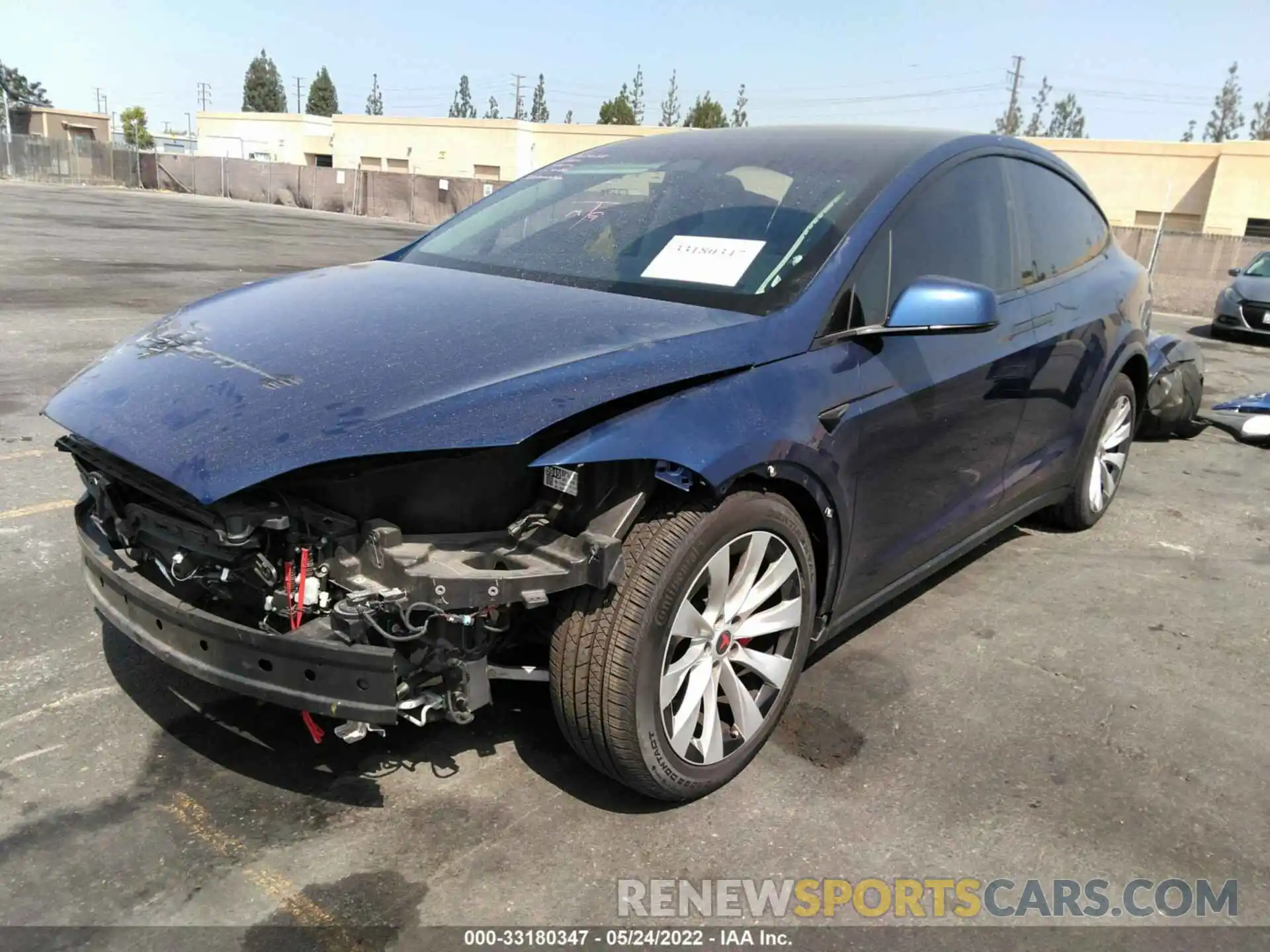 2 Photograph of a damaged car 5YJXCDE41KF180408 TESLA MODEL X 2019