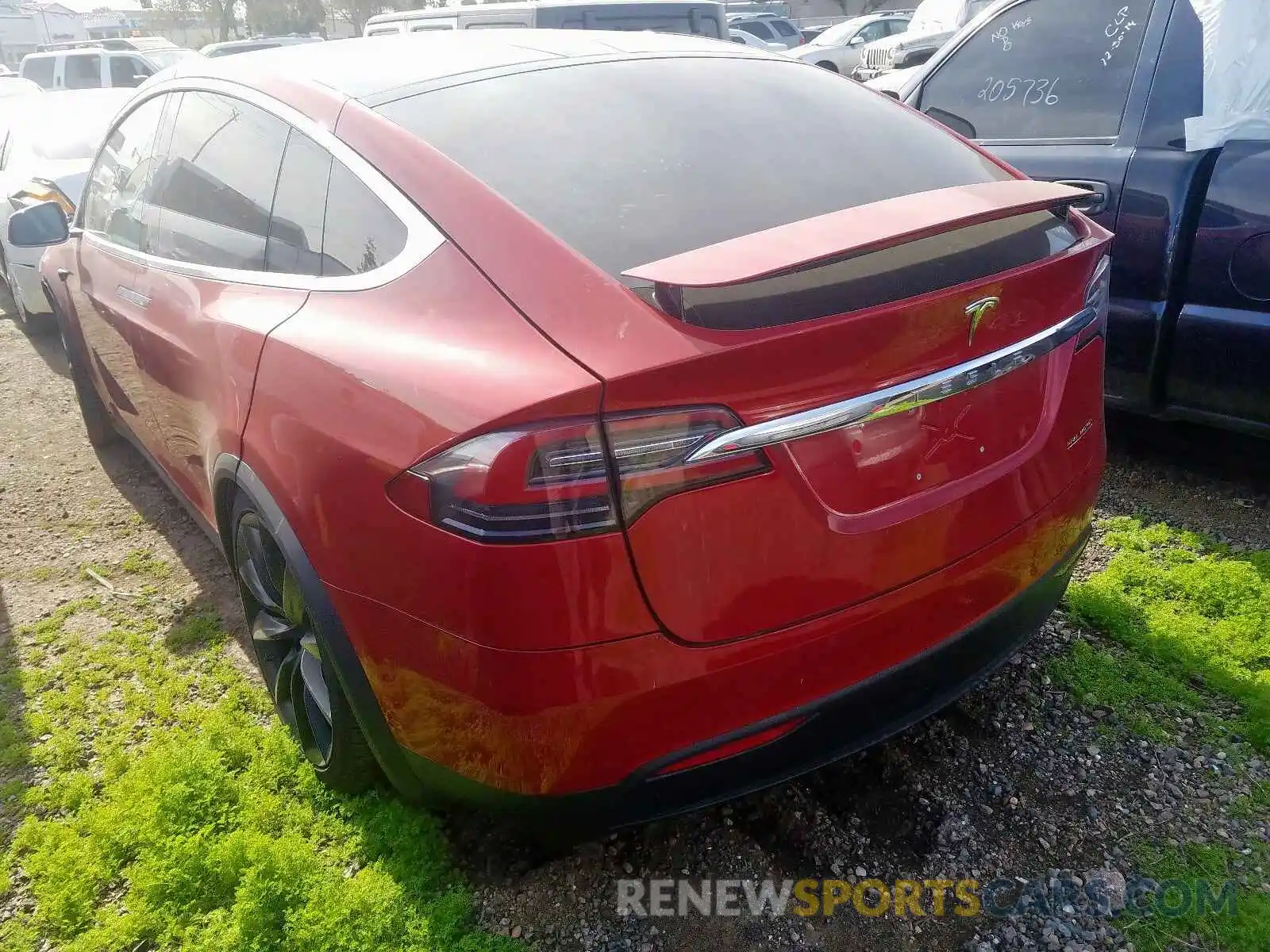 3 Photograph of a damaged car 5YJXCDE42KF186508 TESLA MODEL X 2019