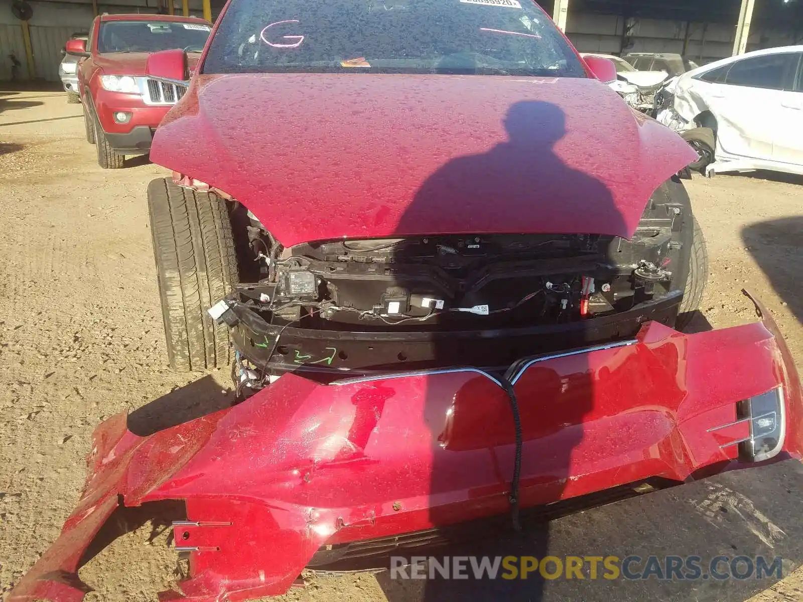 9 Photograph of a damaged car 5YJXCDE42KF186508 TESLA MODEL X 2019