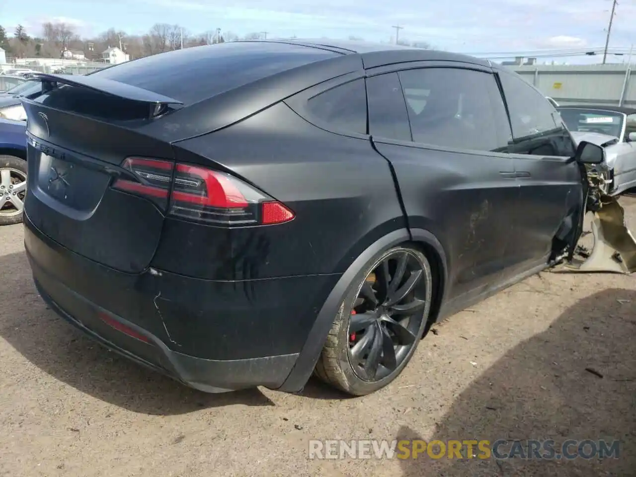 4 Фотография поврежденного автомобиля 5YJXCDE49KF191382 TESLA MODEL X 2019