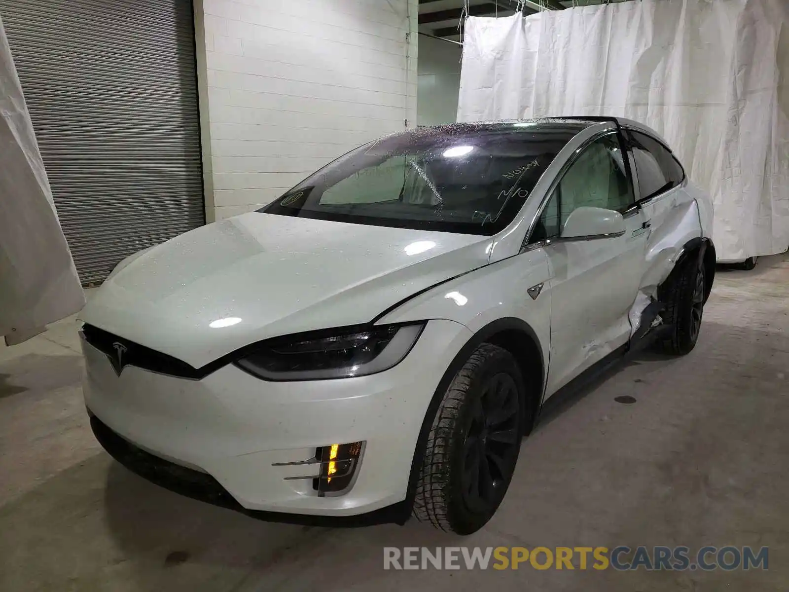 2 Photograph of a damaged car 5YJXCDL26KF150366 TESLA MODEL X 2019